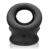 Oxballs Cockrings Tri-Squeeze Ball-Stretch Sling - Black Ice