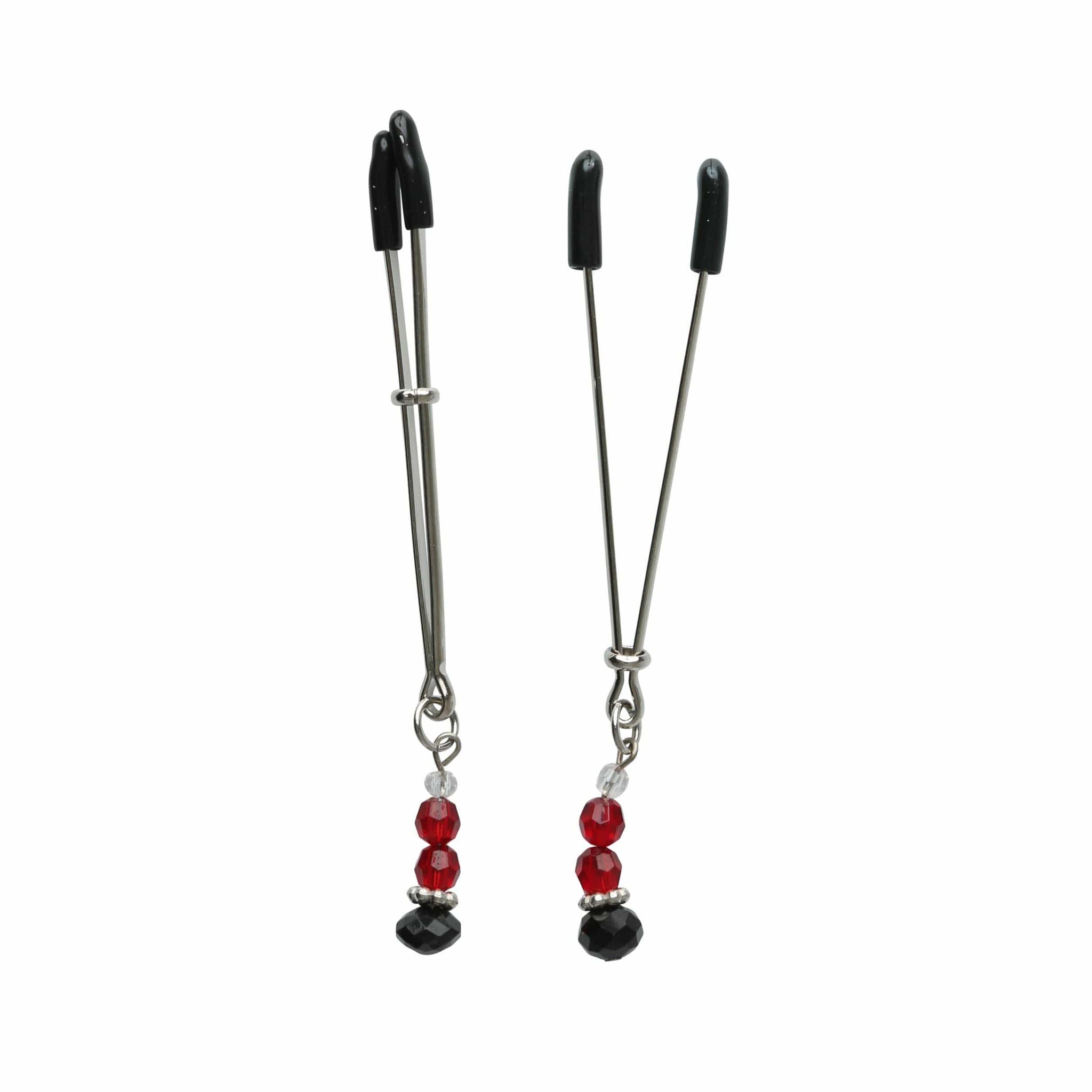 Sex and Mischief Ruby Black Nipple Clips – Black Cock Toys